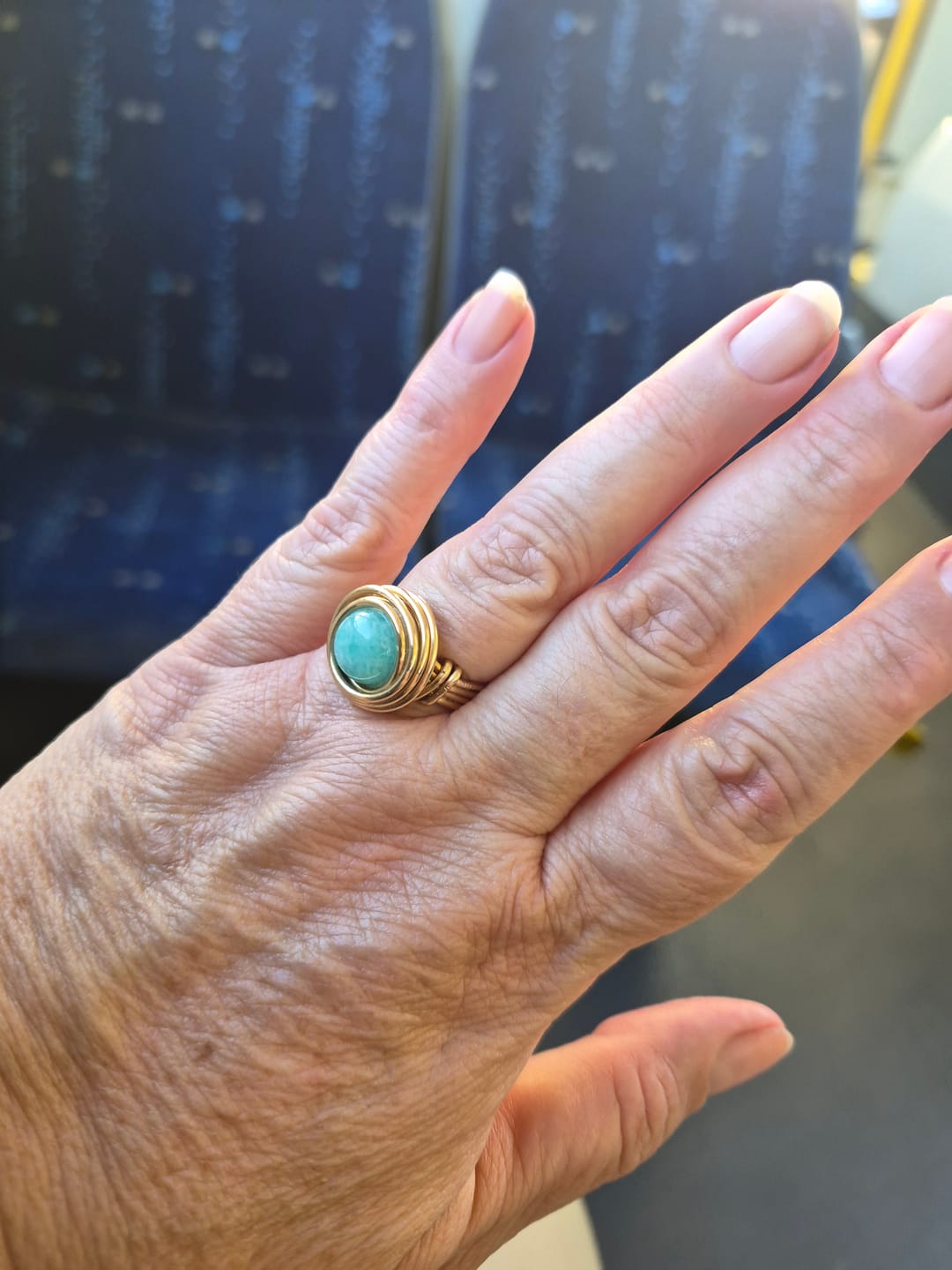 Customer photo review of טבעת יוניברס אמזונייט