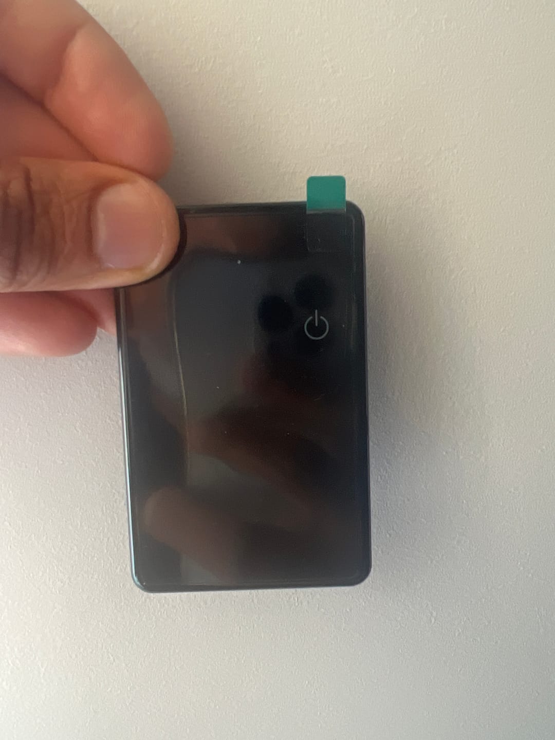 Customer photo review of Smart Luggage Tracker Card