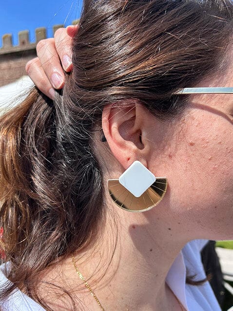 Customer photo review of Jackie - Orecchini in Plexiglas