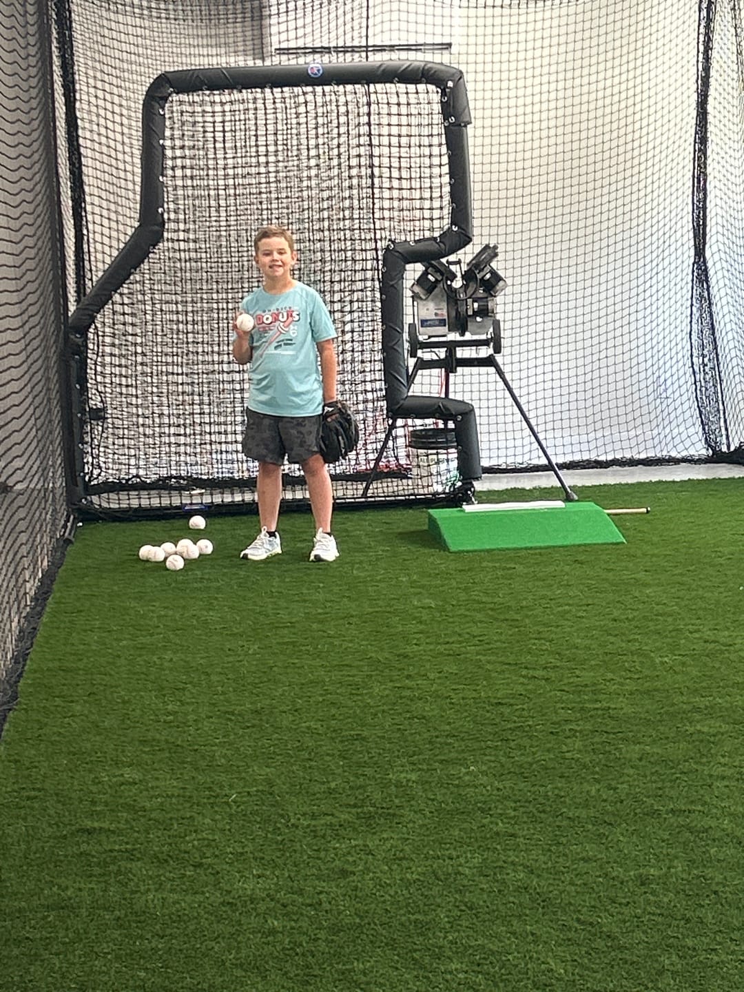 Customer photo review of Tater® Foam Ball by Tater Baseball® | Pitching Machine Balls