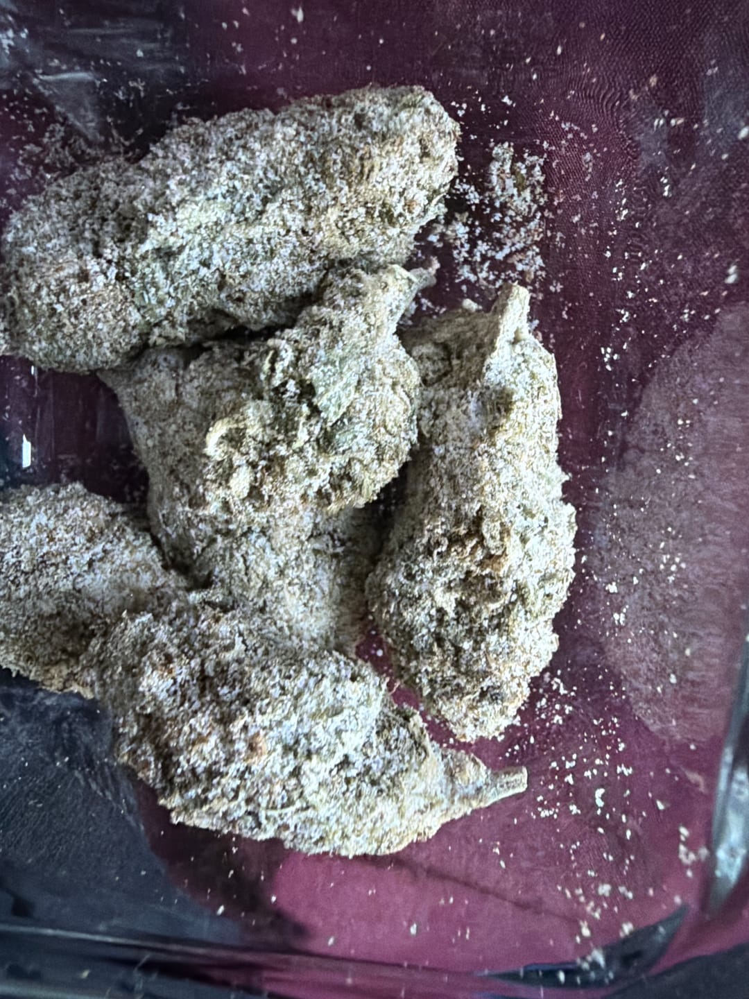 Customer photo review of THCA Snowballs - 67% THCA