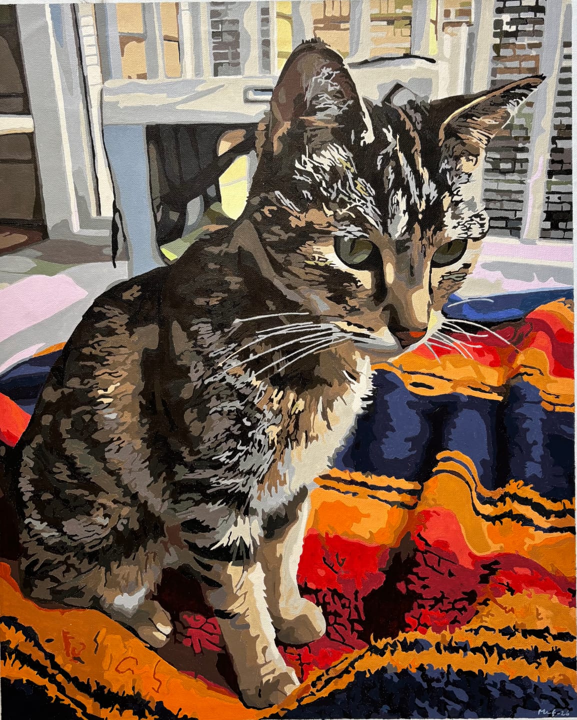 Customer photo review of Custom Paint By Numbers Kit