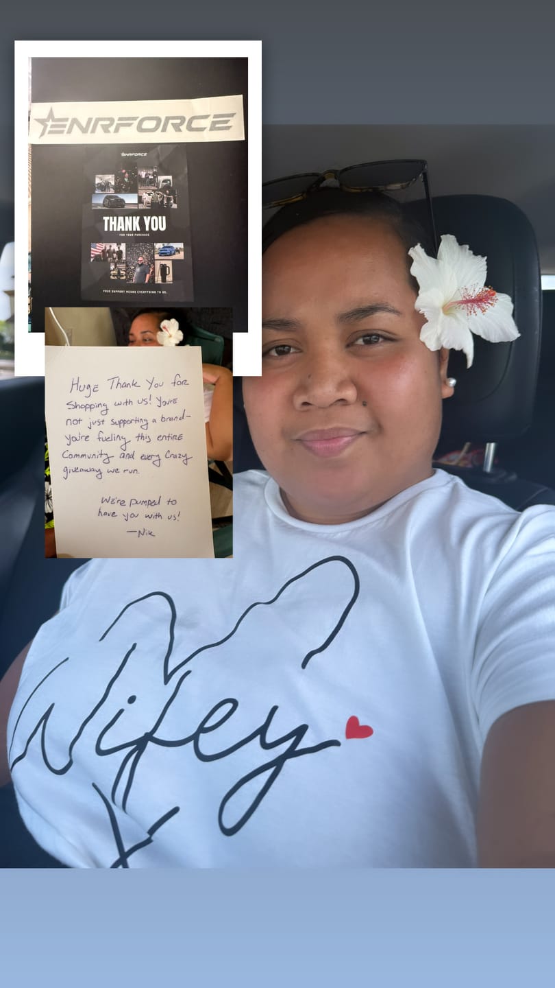 Customer photo review of Ladies The Mrs. Tee