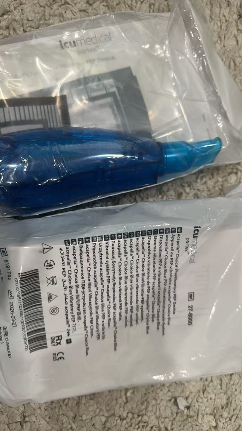 Customer photo review of Portex Acapella Choice Vibratory PEP Device
