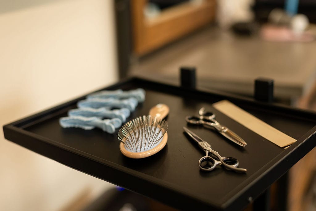 Customer photo review of The Detangling Brush