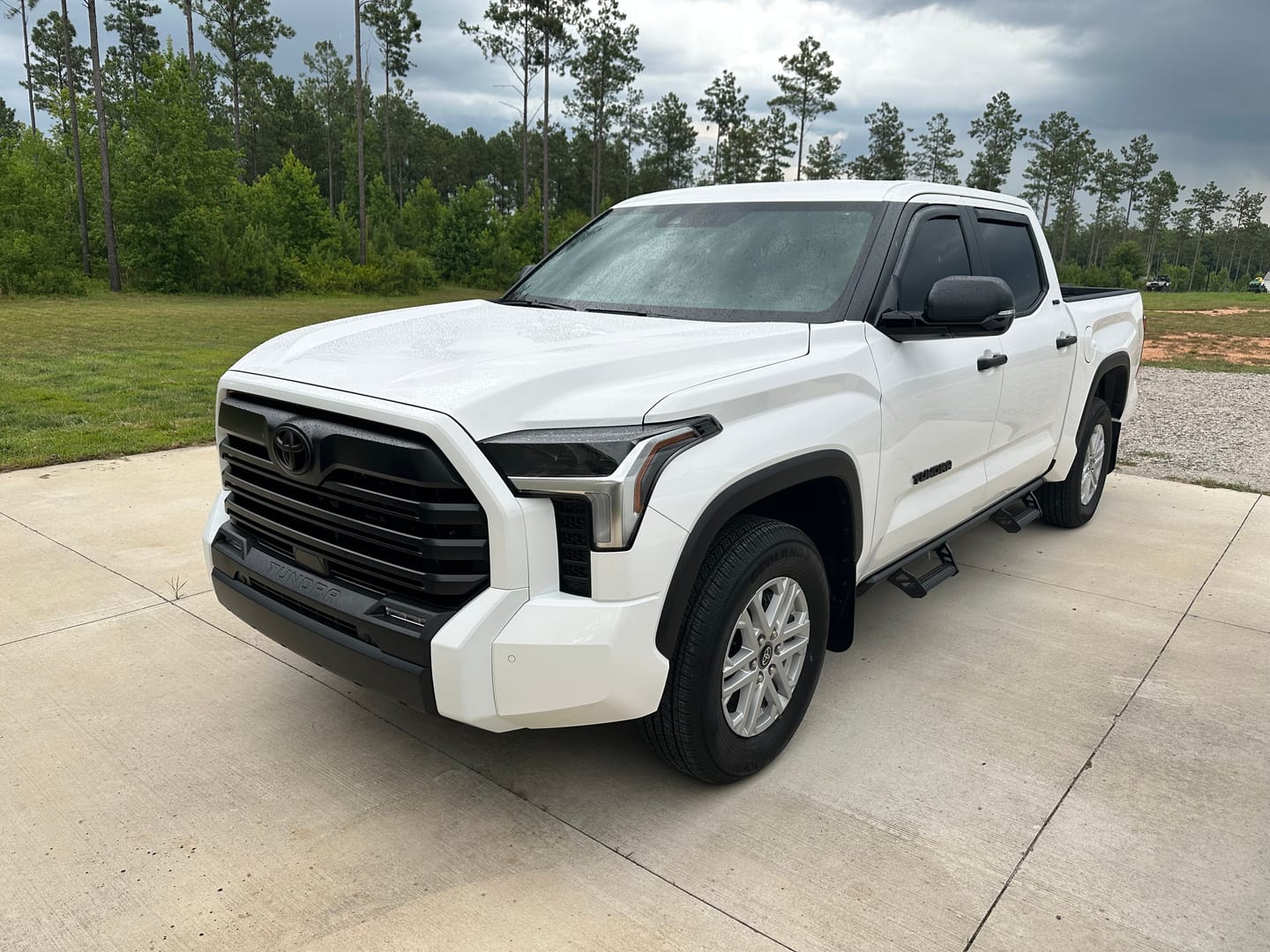 Customer photo review of NEW 2022-2026 Tundra Matte Blackout Overlay Front Grille Emblem