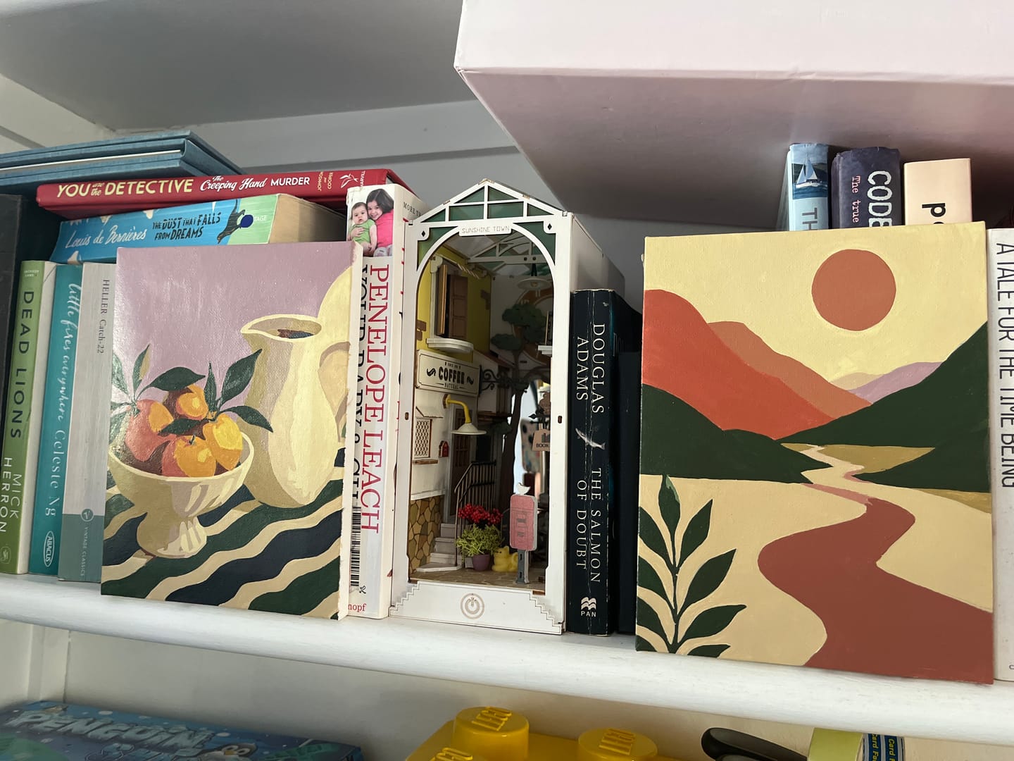 Customer photo review of 4 Mini Paintings -  Harvest Table Set