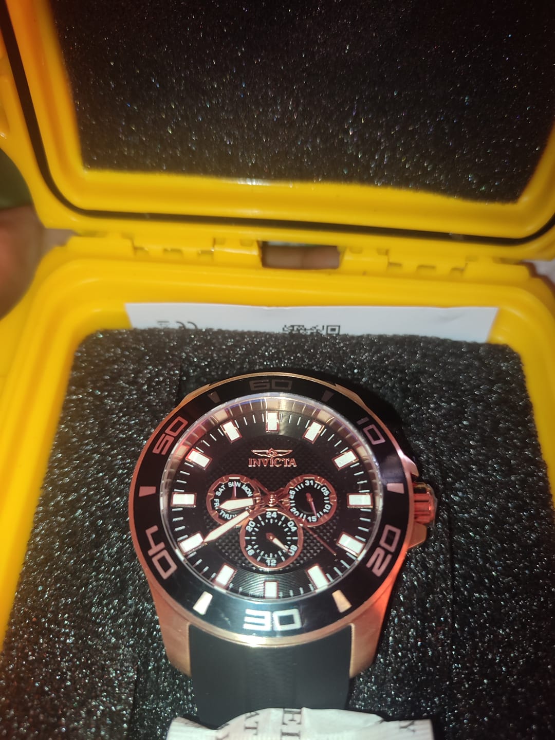 Customer photo review of Reloj Deportivo para Hombre Invicta Pro Diver 33944 - Negro