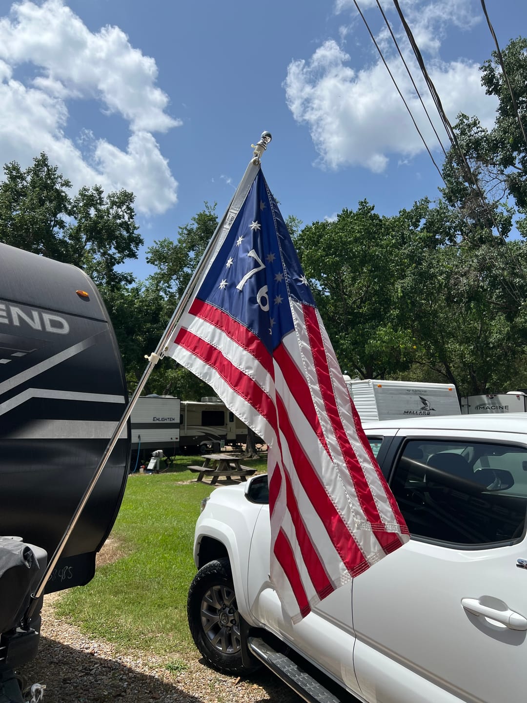 Customer photo review of 3' x 5' Bennington Flag