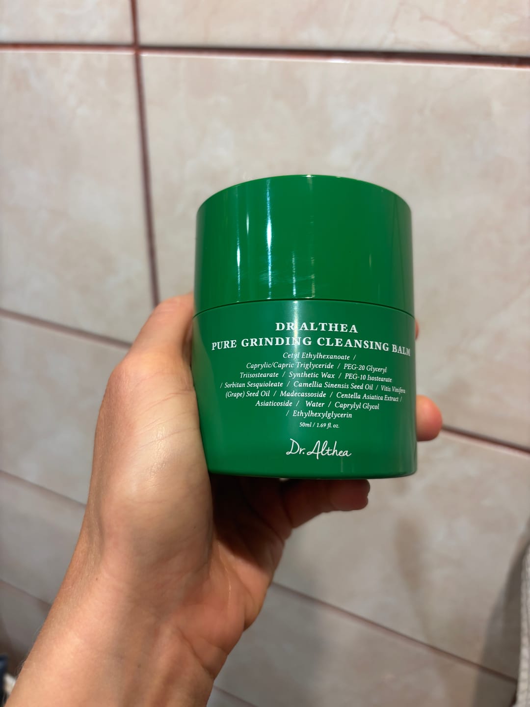 Customer photo review of Maigs hidrofīlais balzams ādas attīrīšanai Dr. Althea Pure Grinding Cleansing Balm