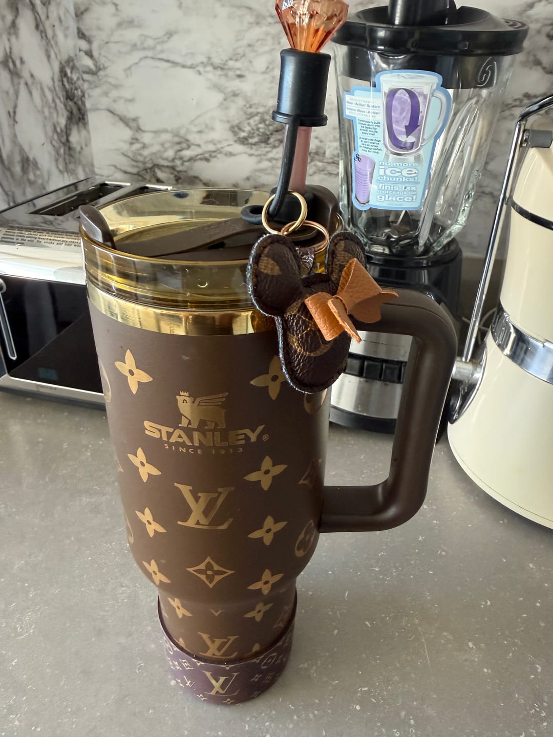 Customer photo review of Cup Lid for 40 Oz Stanley