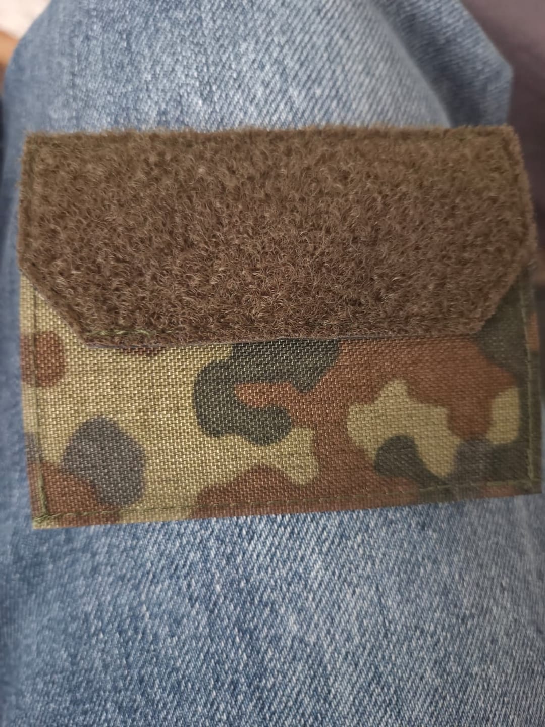 Customer photo review of Tactical Wallet Münzfach - 5-Farben Flecktarn