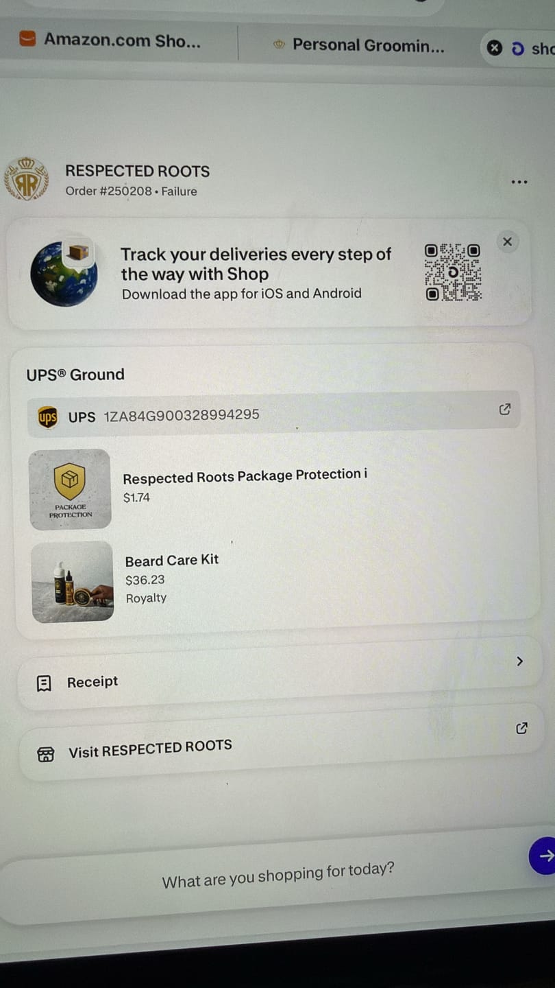 Customer photo review of Respected Roots Package Protection i