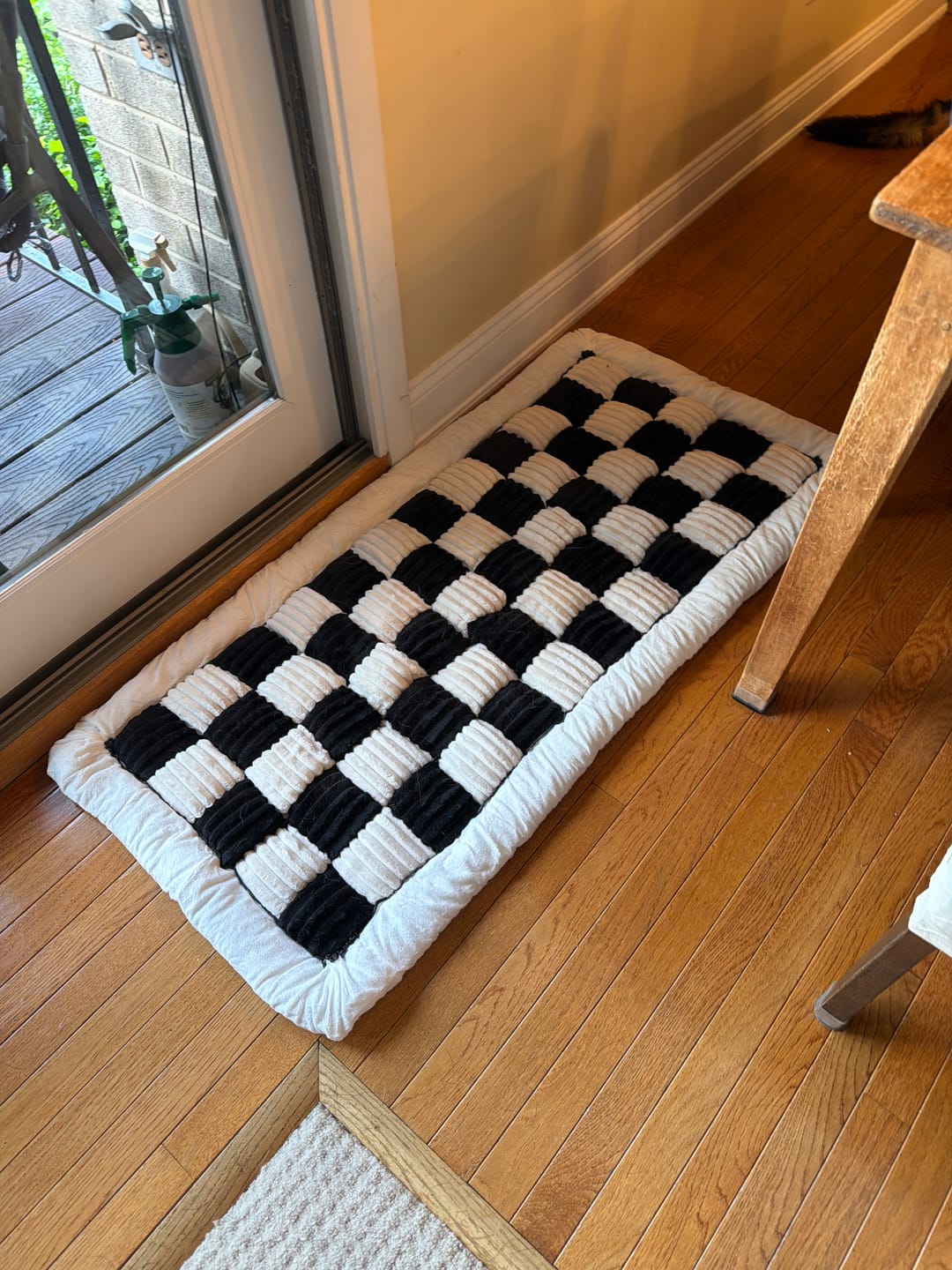 Customer photo review of Team K9® Plush Backseat Dog Bed (Fits Seat Cover)