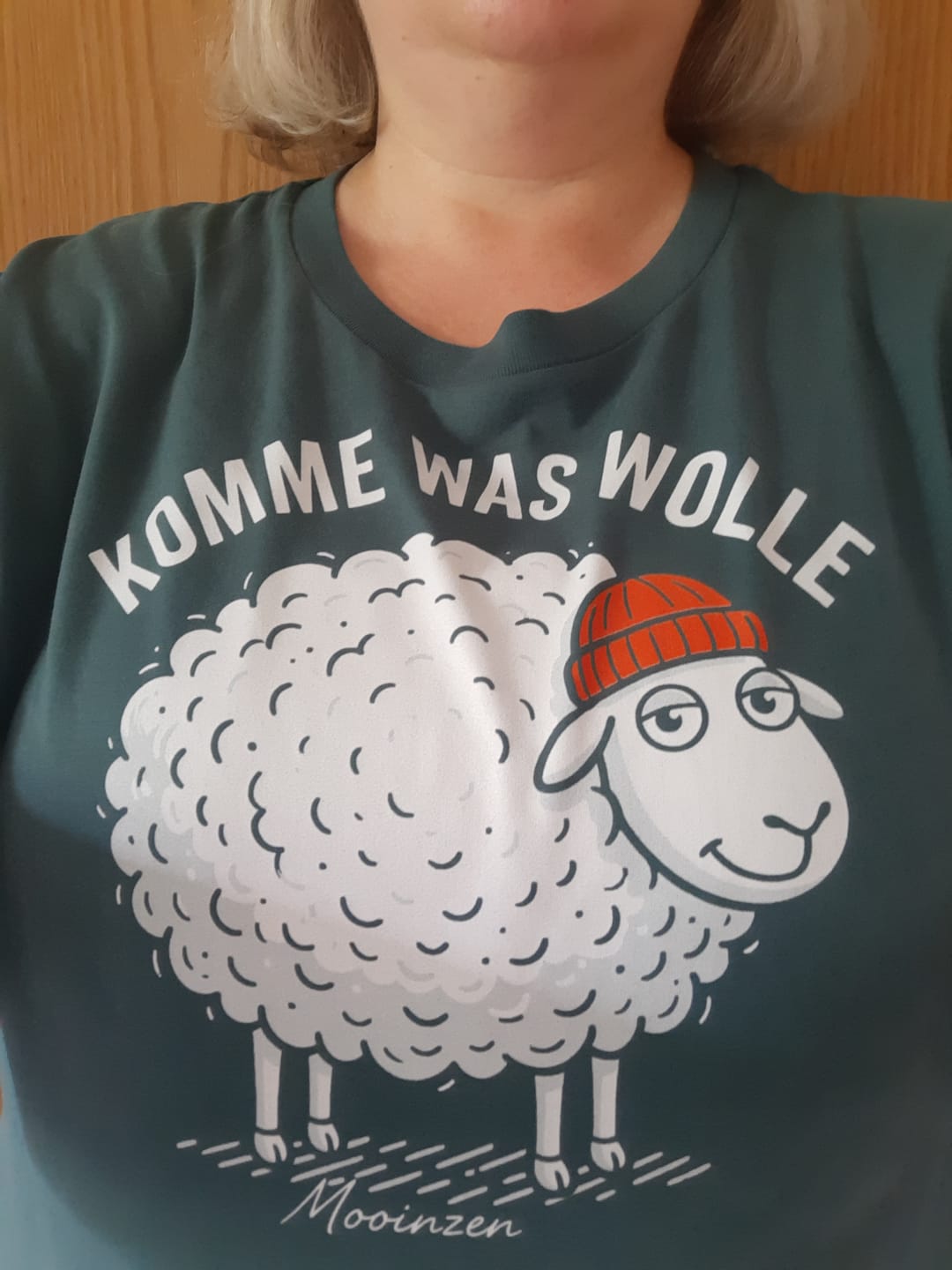 Customer photo review of Komme was Wolle · Damen Premium Bio T-Shirt 2.0