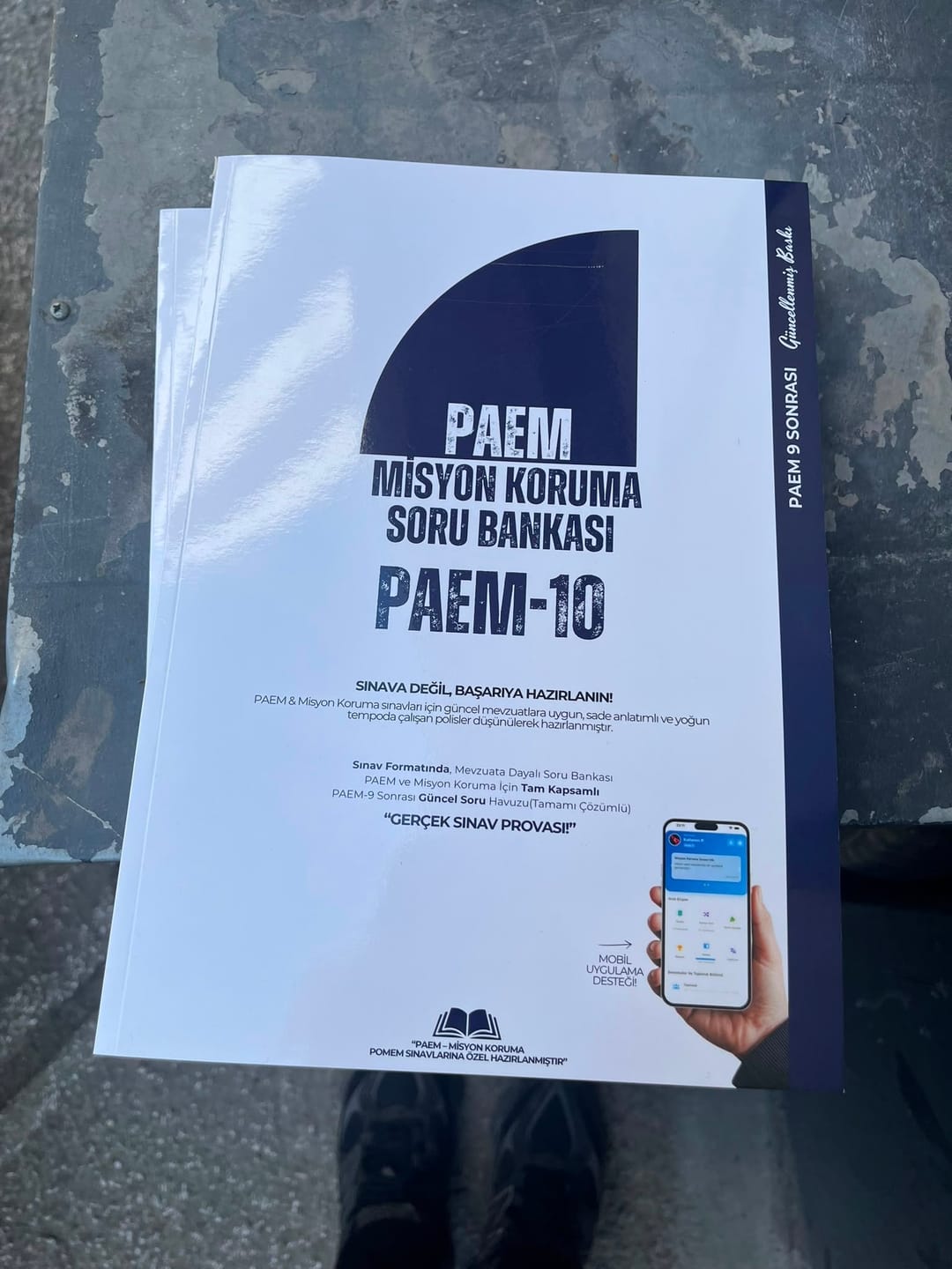 Customer photo review of PAEM-10 | 3 KİTAP (Tüm Dersler ve Soru Bankası) Mobil Uygulama Hediye