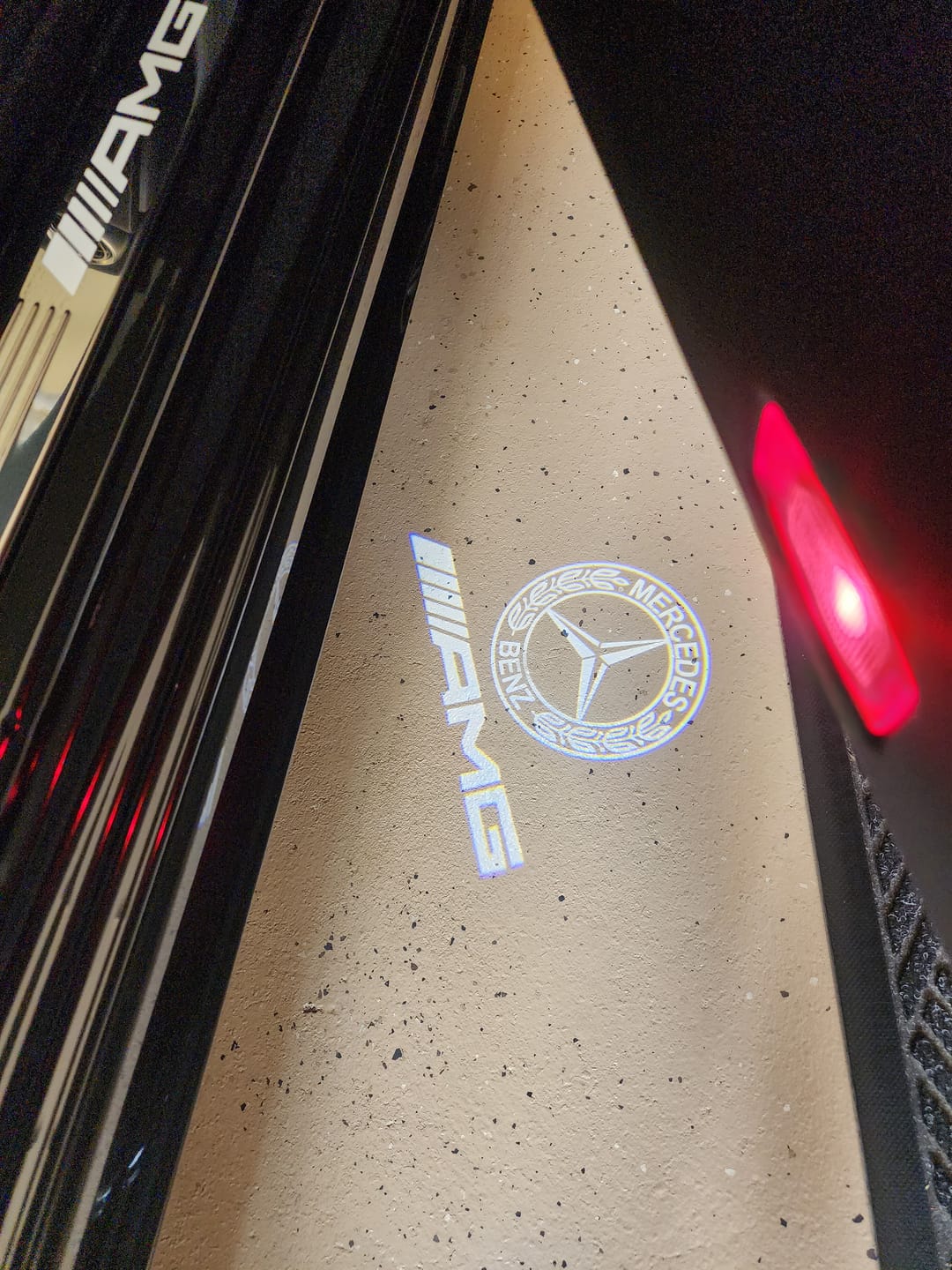 Customer photo review of MERCEDES DOOR LIGHTS