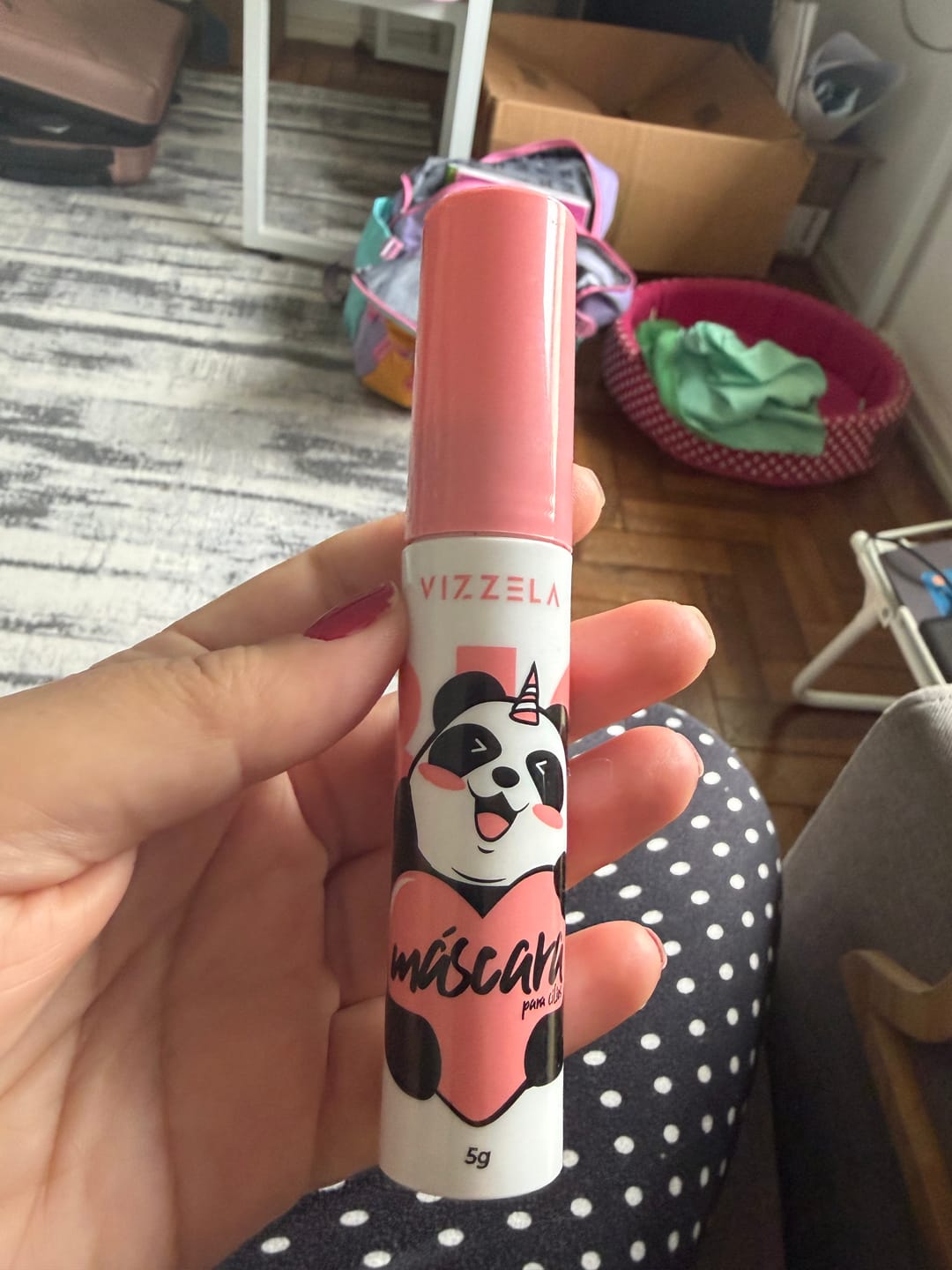 Customer photo review of Máscara Para Cílios Big No Panda Vizzela - Preta