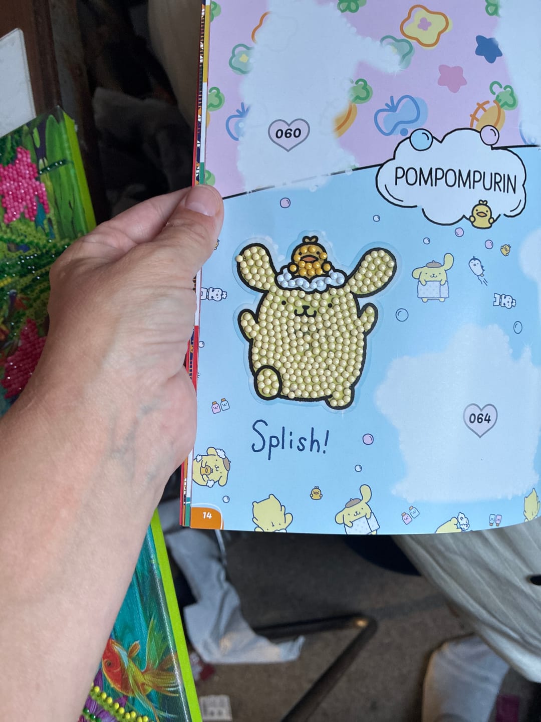 Customer photo review of Hello Kitty And Friends Crystal Art Sticker Album - Starter Pack