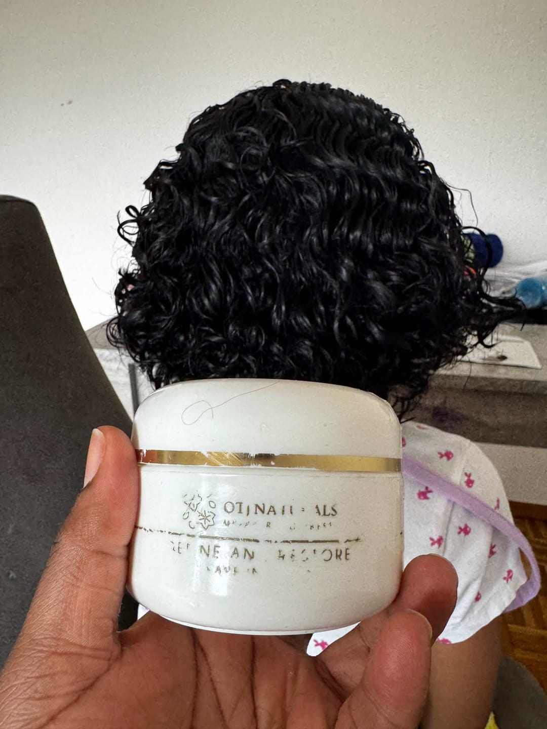 Customer photo review of Leave-in Cream für Afro- & Lockenhaar – Bio Hibiskus & Jojoba