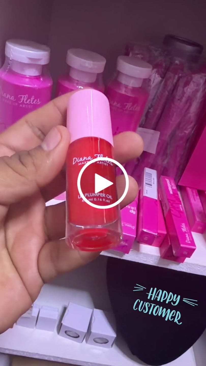 Customer video review of Lip Oil Plumping (Aumenta Labios)