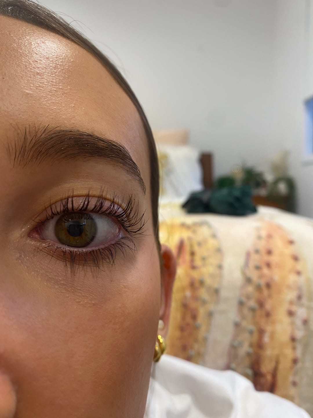 Customer photo review of LASH GROWTH SERUM