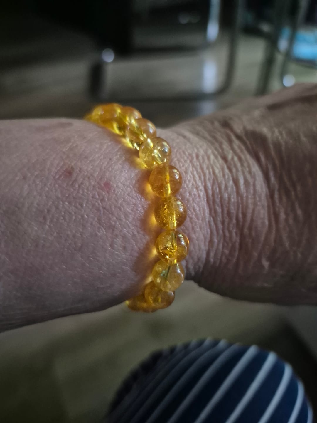 Customer photo review of Citrin Armband - Lebensfreude