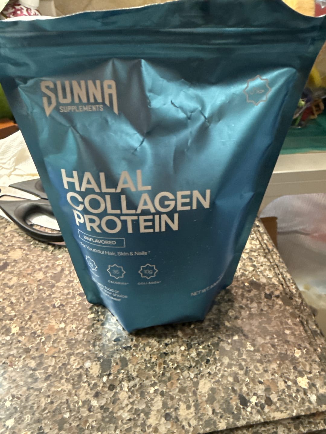 Customer photo review of Halal Collagen Protein