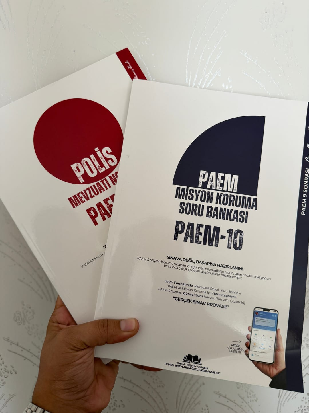 Customer photo review of PAEM-10 | 3 KİTAP (Tüm Dersler ve Soru Bankası) Mobil Uygulama Hediye