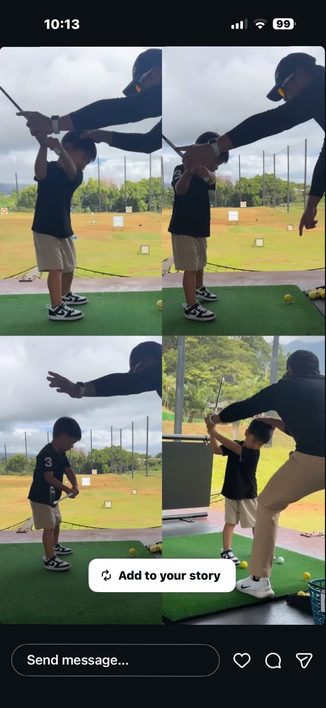Customer photo review of ZERO GRVTY - Toddler Golf 3 Club & Bag Set - Ages 3-5
