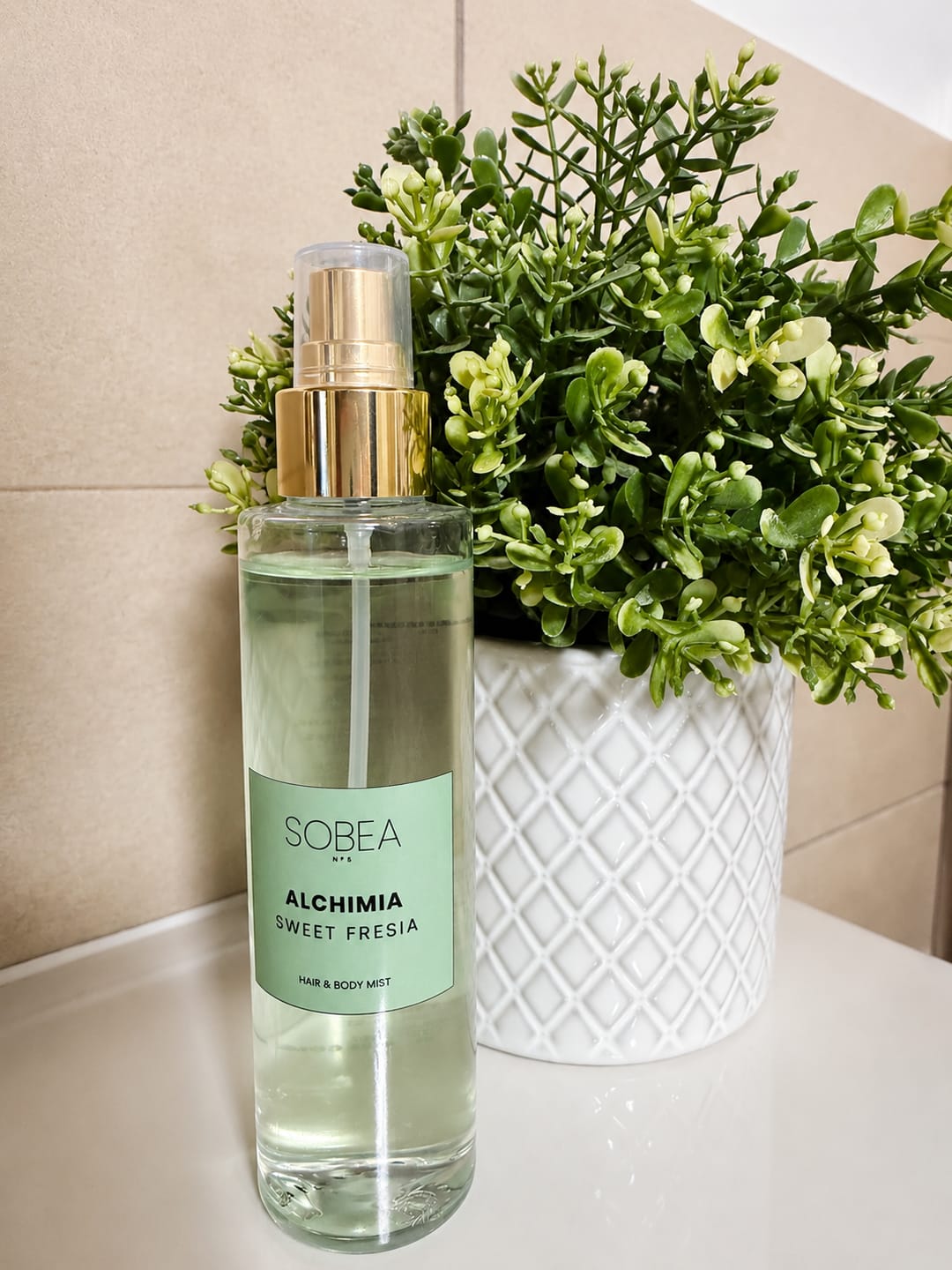 Customer photo review of ALCHIMIA Hair & Body Mist