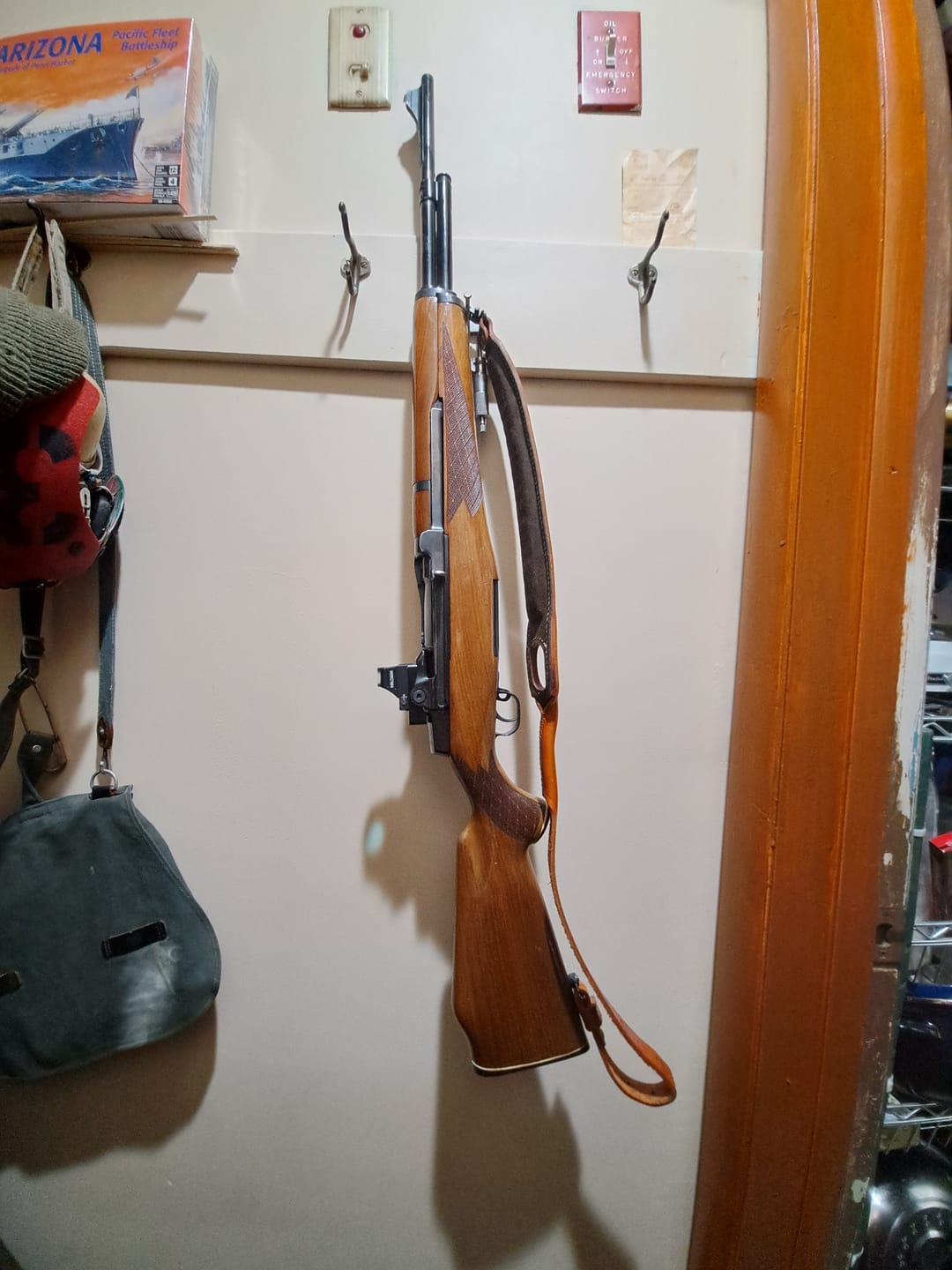 Customer photo review of M1 Garand, M1A and BM-59 Micro Red Dot Base and Picatinny Rail Mount Gen 3