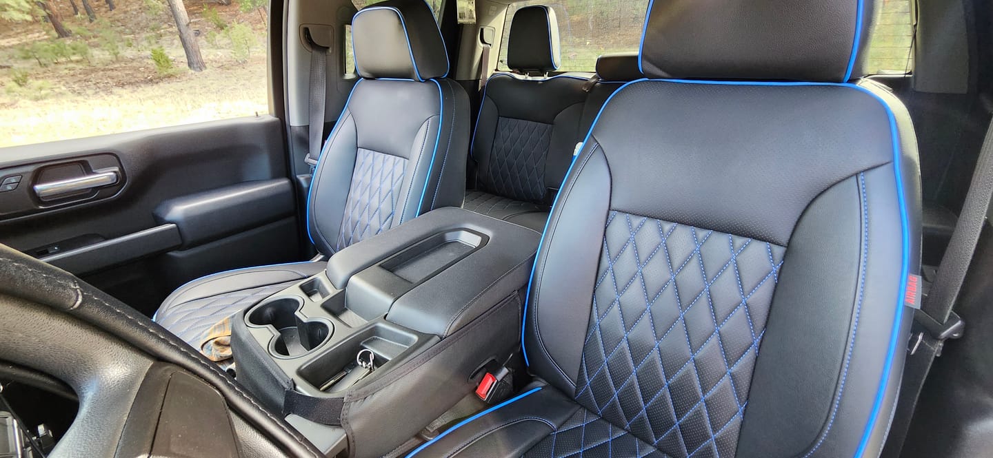 Customer photo review of Premium Custom-Fit Seat Covers
