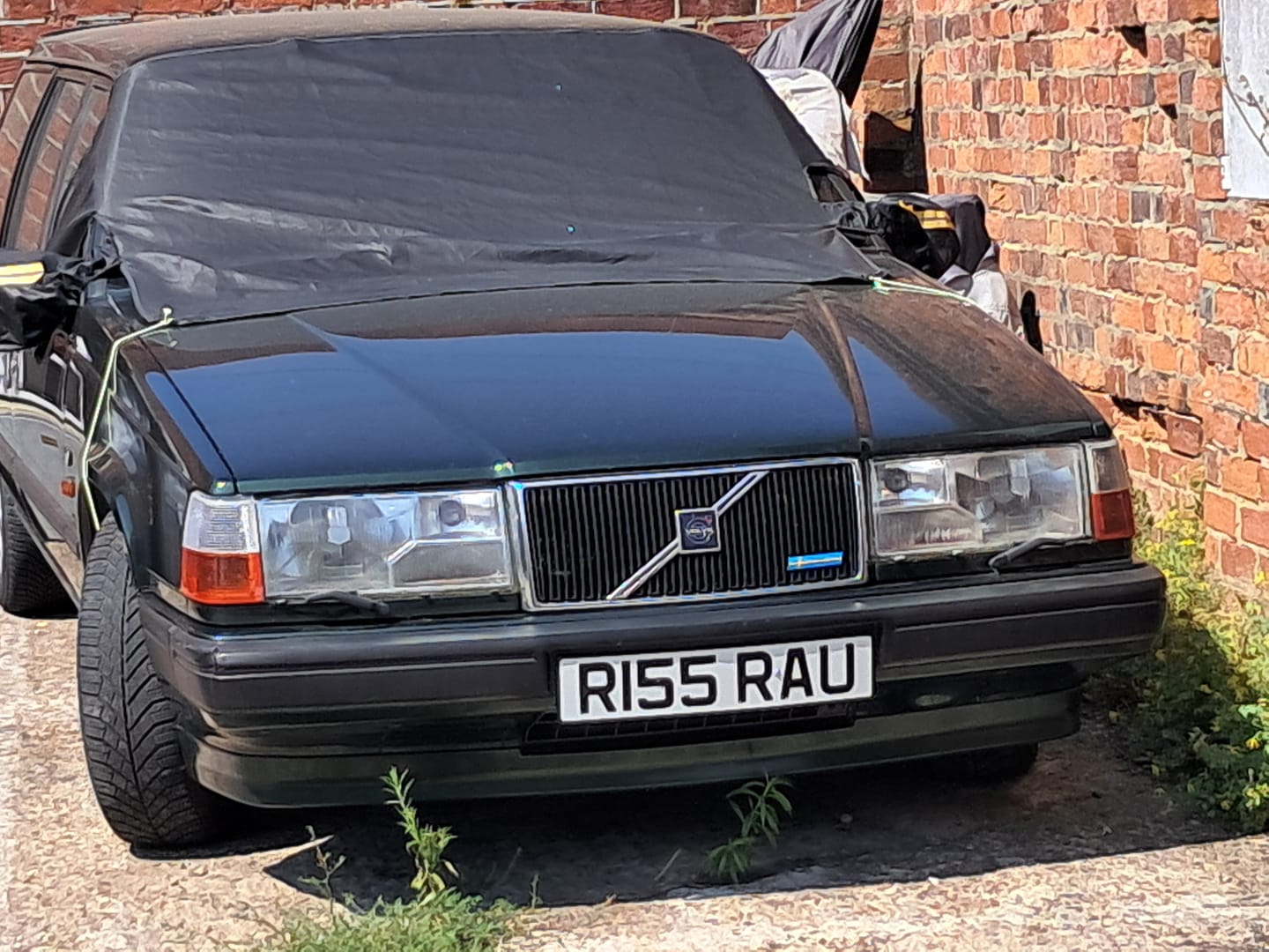 Customer photo review of Metal Pressed Number Plate, pre 2001 font - 520mm x 111mm