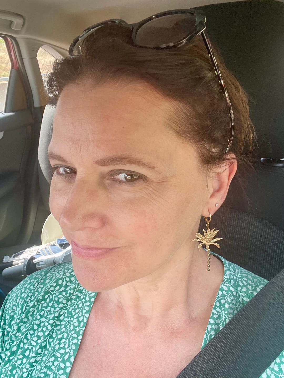 Customer photo review of BOUCLES D'OREILLE PALMIER - TROPIQUES