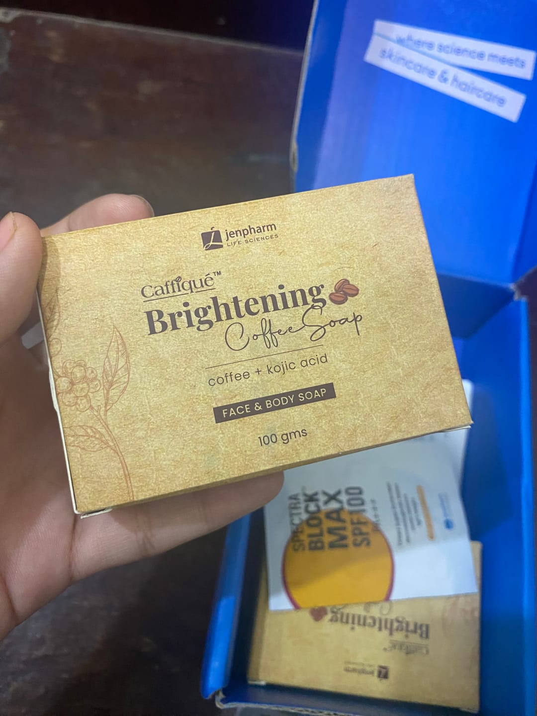 Customer photo review of Brightening Coffee Soap