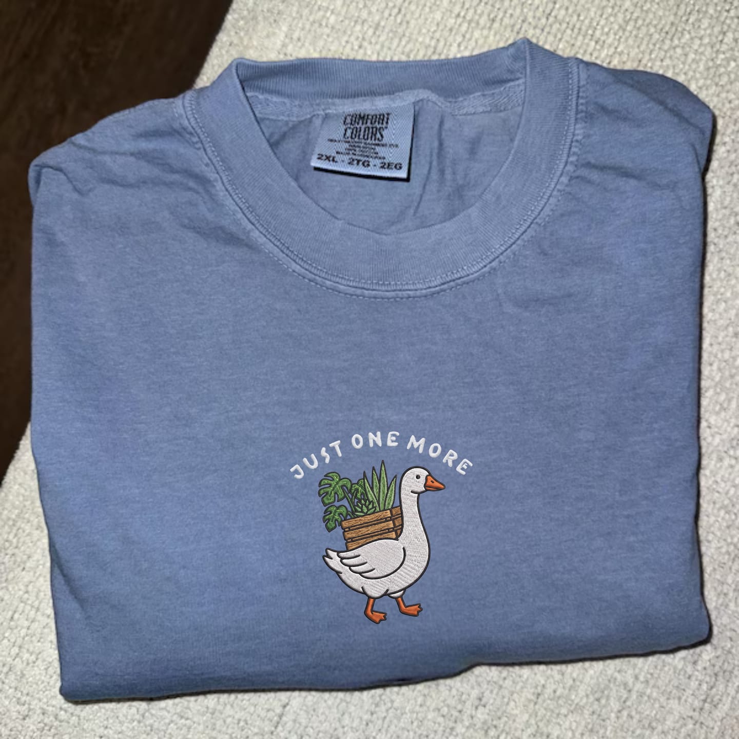 Customer photo review of Houseplant Embroidered T-Shirt