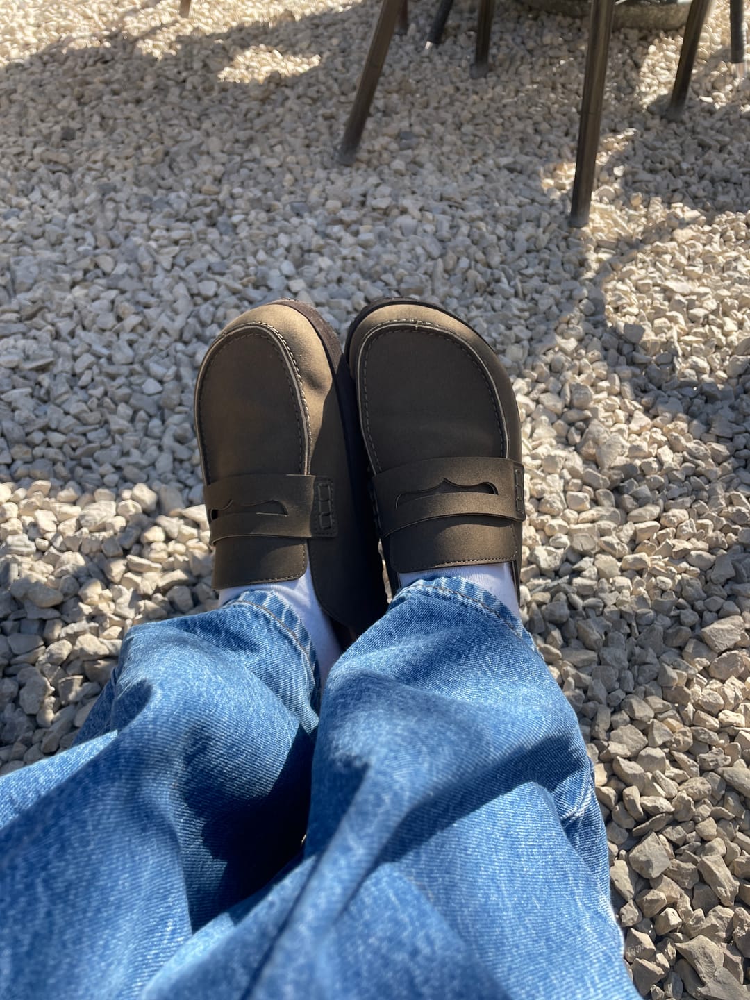 Customer photo review of Root Comfort Footbed Shoes