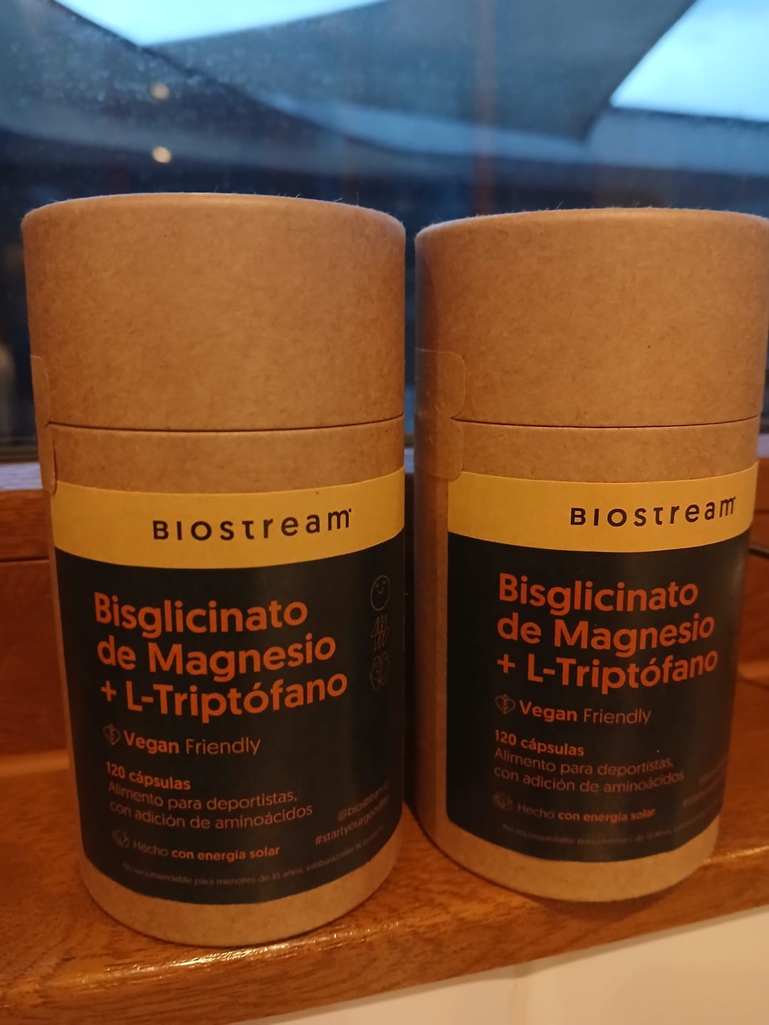 Customer photo review of Bisglicinato de Magnesio + L-triptófano 120 Cápsulas Vegano