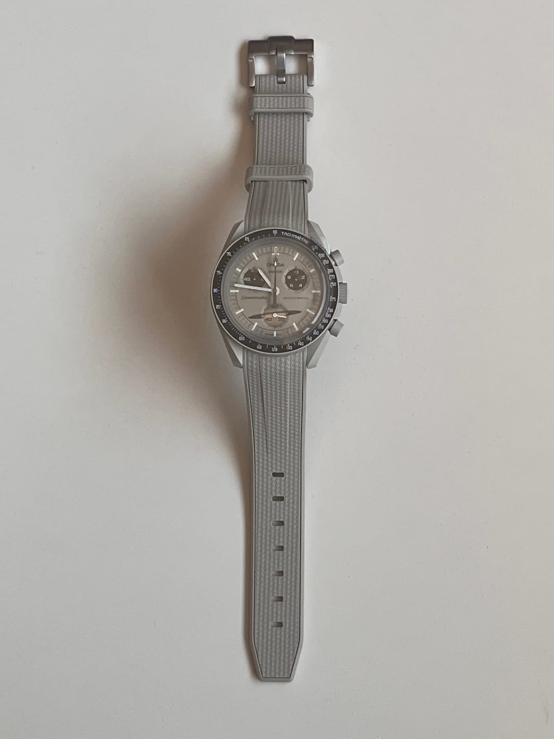 Customer photo review of Bracelet Omega x Swatch MoonSwatch en Silicone Premium