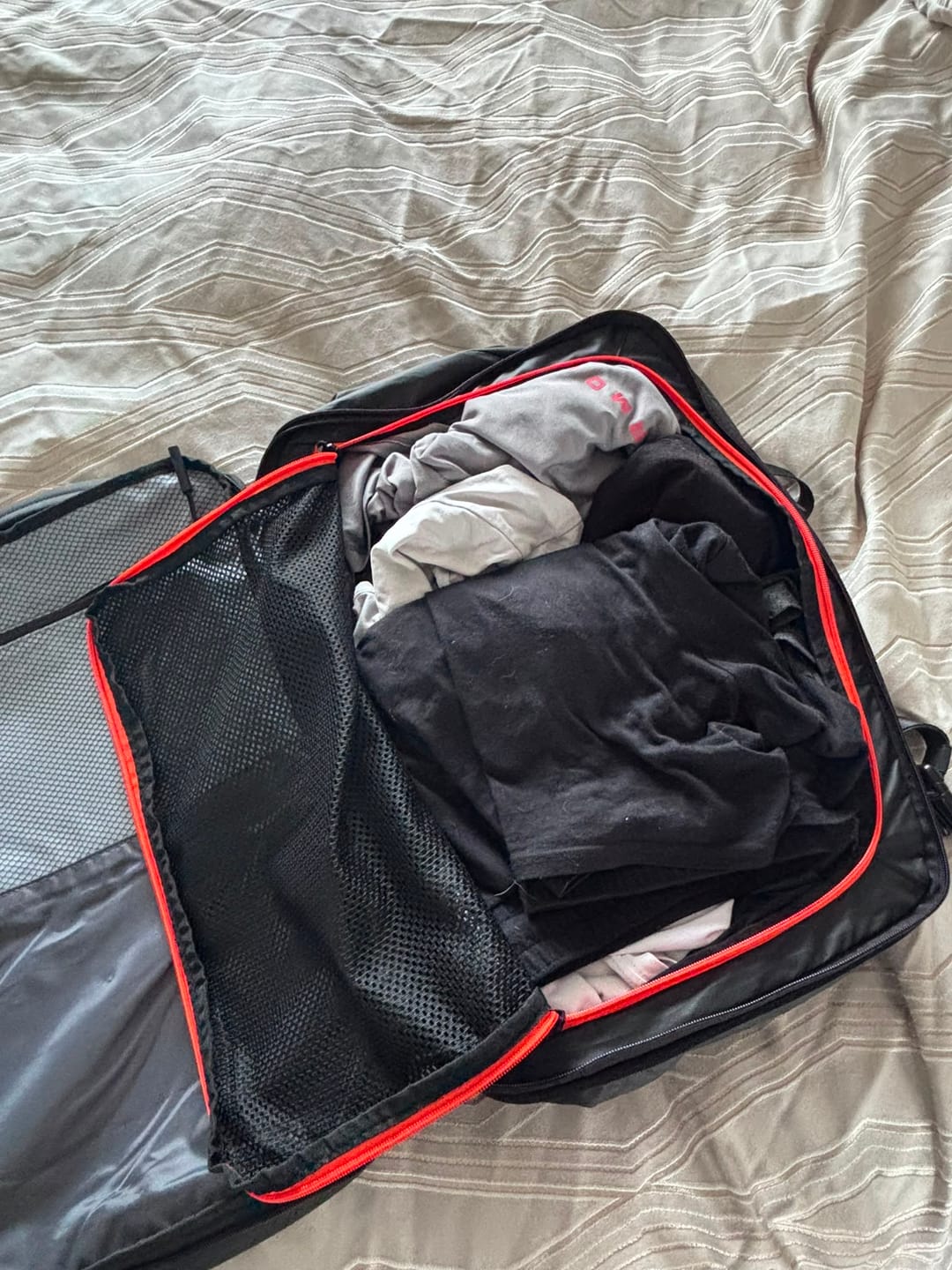 Customer photo review of The Digital Nomad Backpack