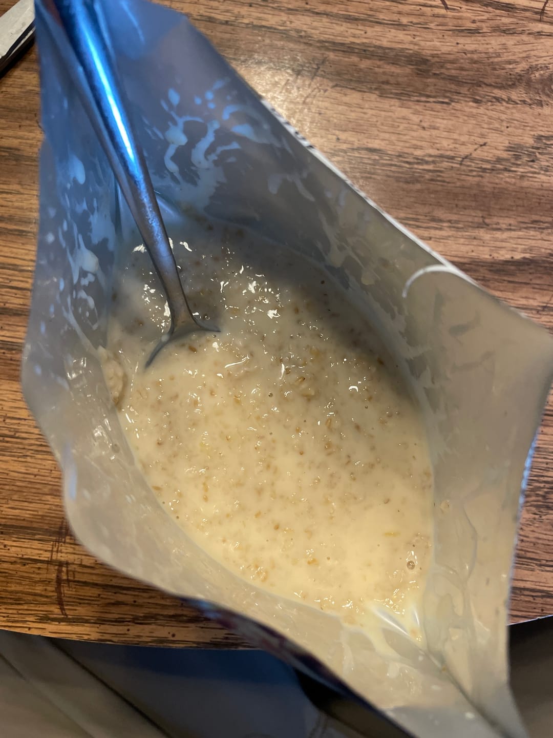 Customer photo review of Creamy Peaches and Oats