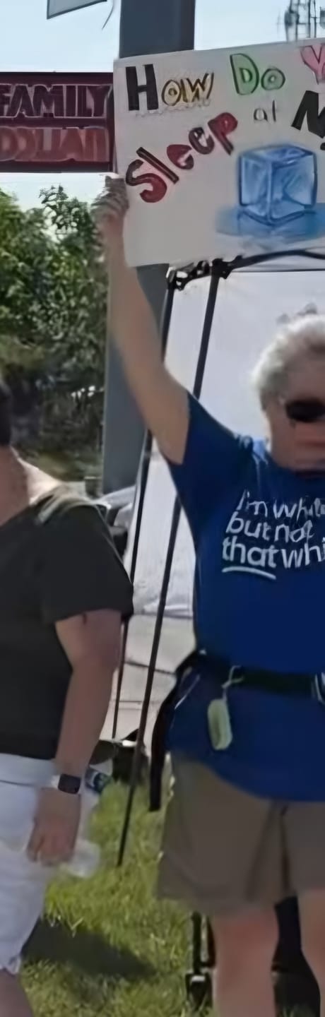 Customer photo review of I’m white but not that white Unisex Tee