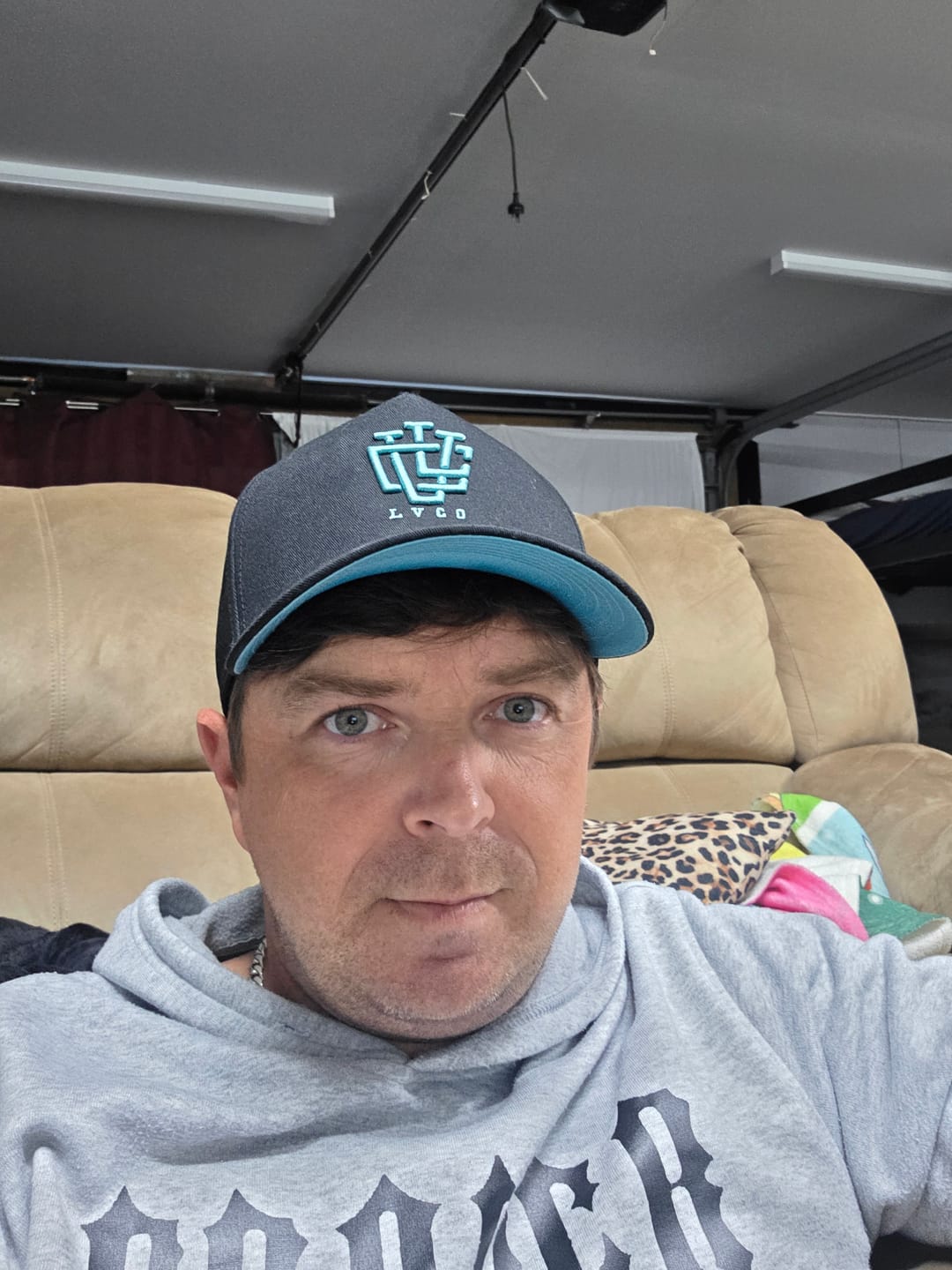Customer photo review of Deep Fit LVCO Midnight Mint A-Frame Snapback