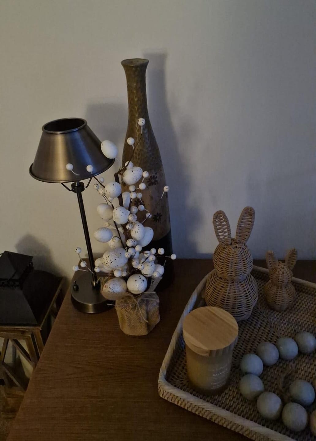Customer photo review of White Artificial Easter Egg Tree