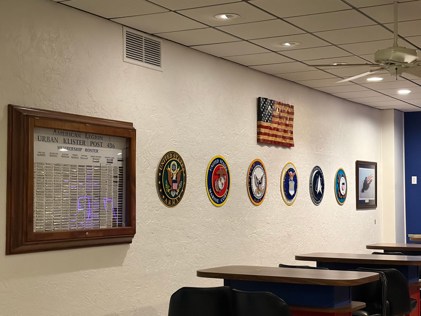 Customer photo review of United States Space Force Seal 3D Vintage Metal Wall Art