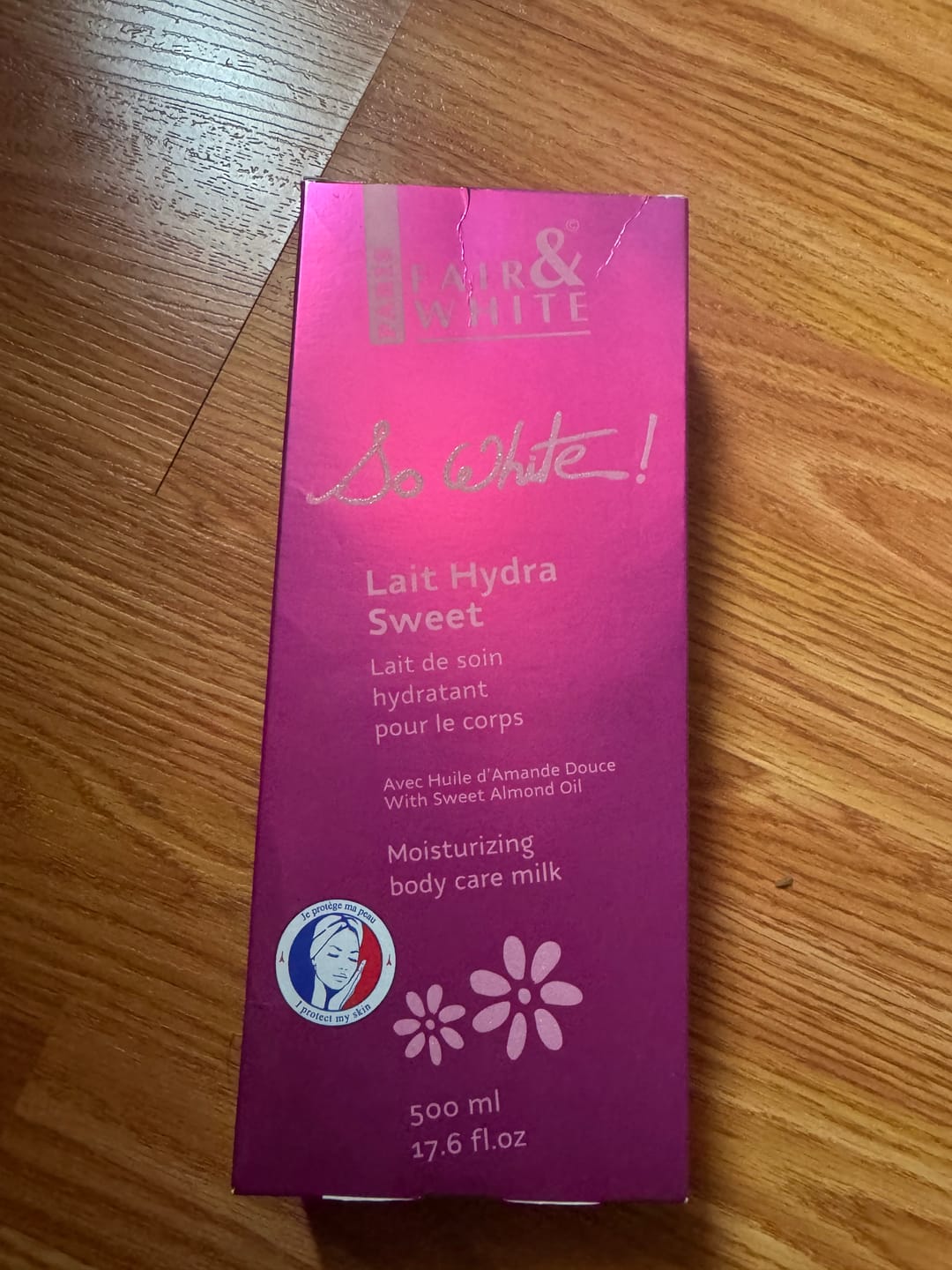 Customer photo review of So White Moisturizing Body Lotion With Almond Oil 500ml