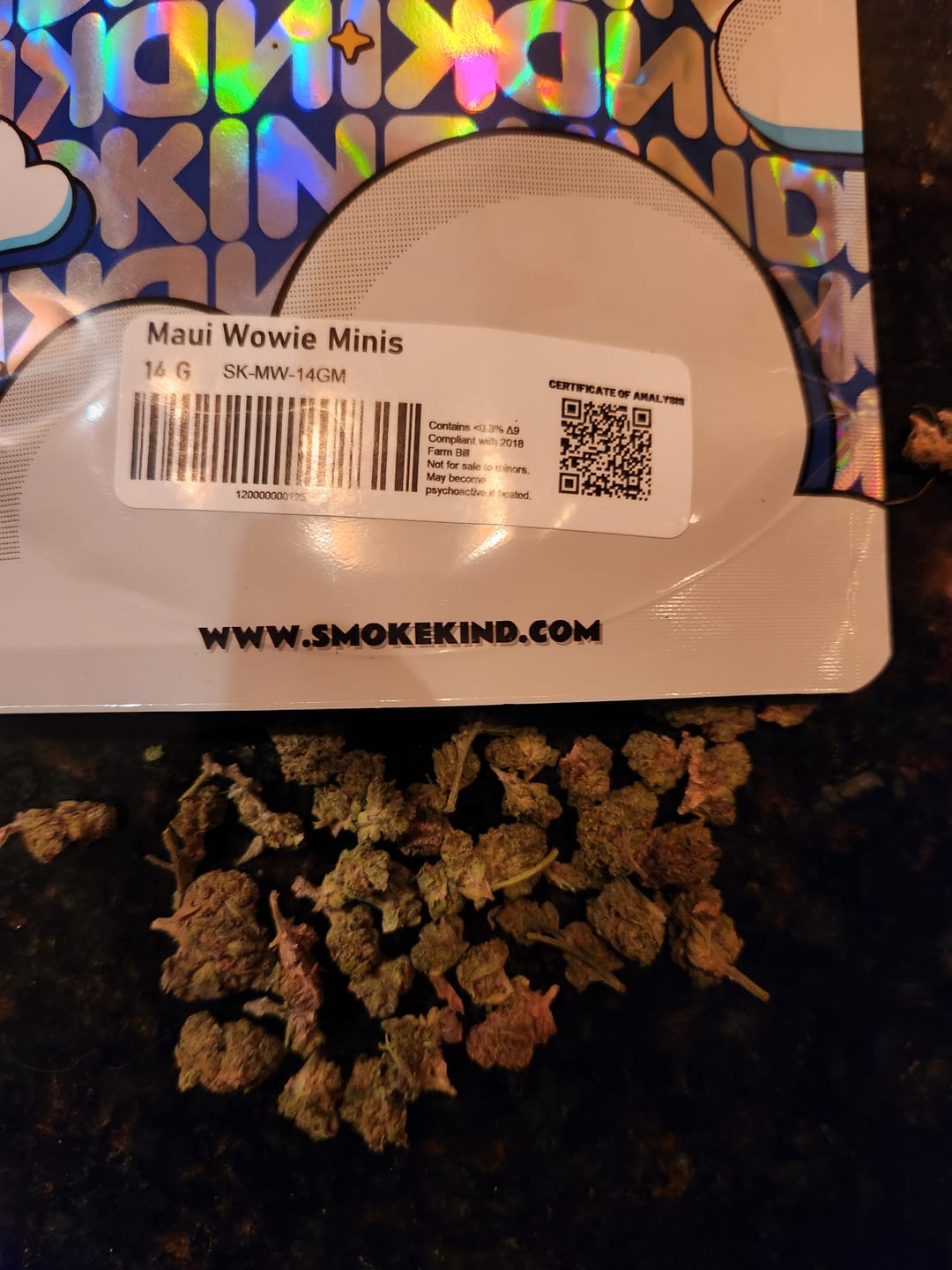 Customer photo review of Maui Wowie Minis - 14 Grams - Sativa