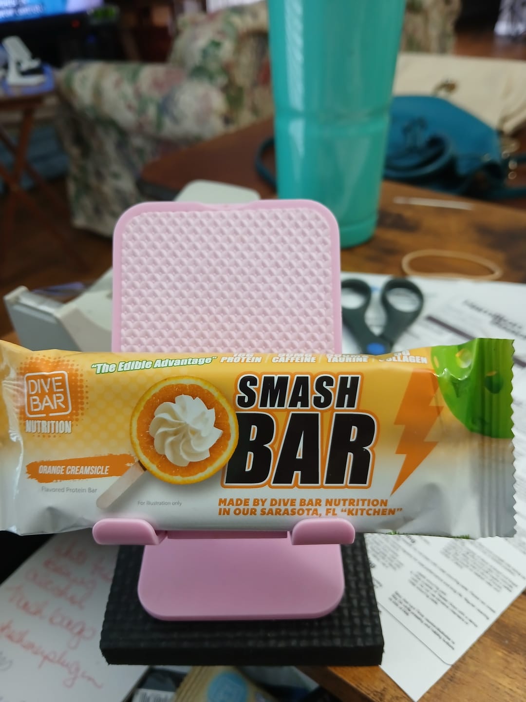 Customer photo review of SMASH Bar - Orange Creamsicle - 6 Bars Valu Menu