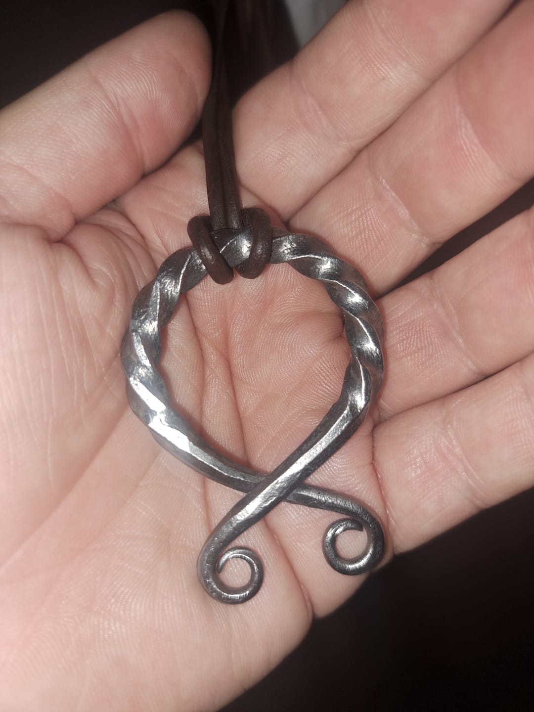 Customer photo review of Troll Cross Pendants